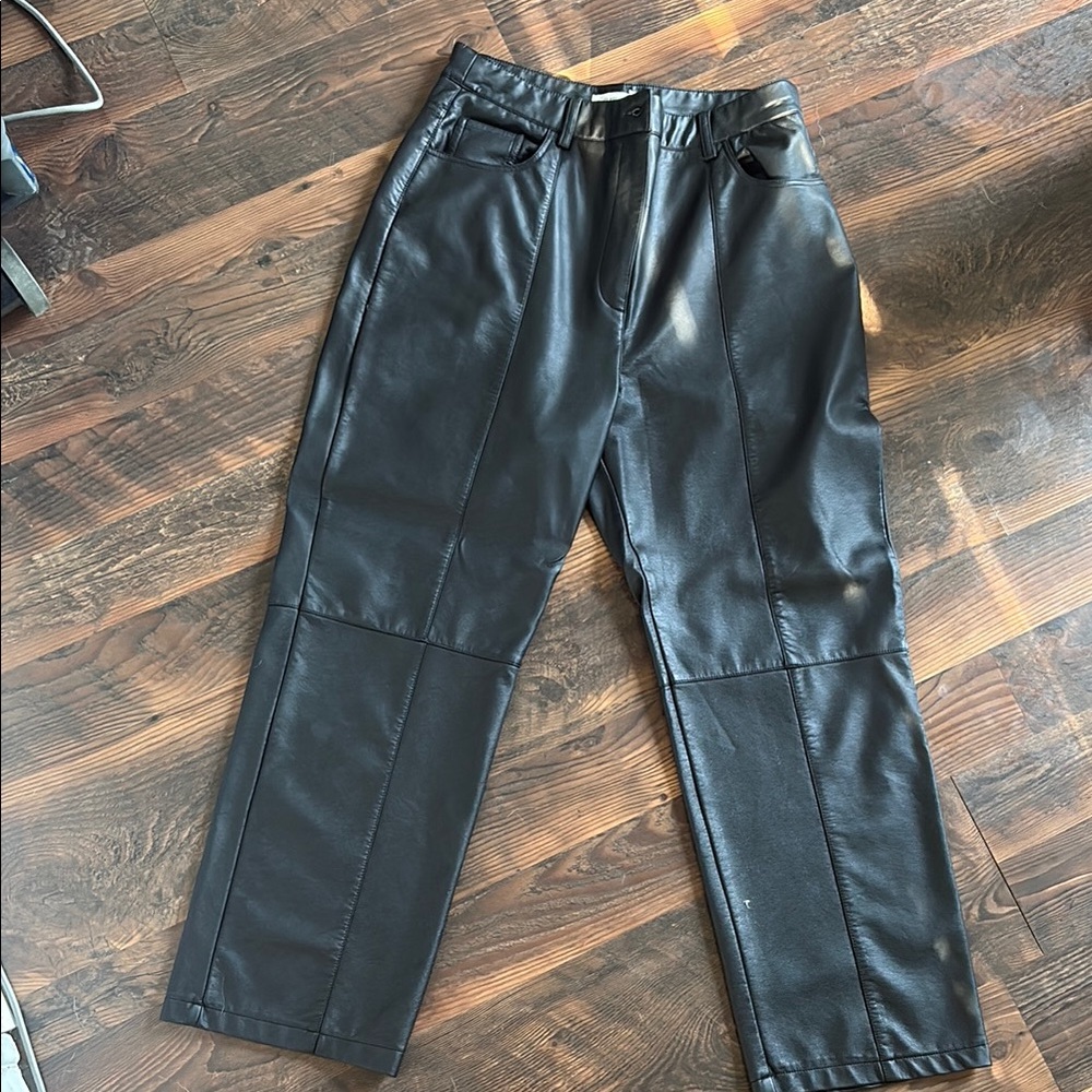 Glassons Black Pleather Pants